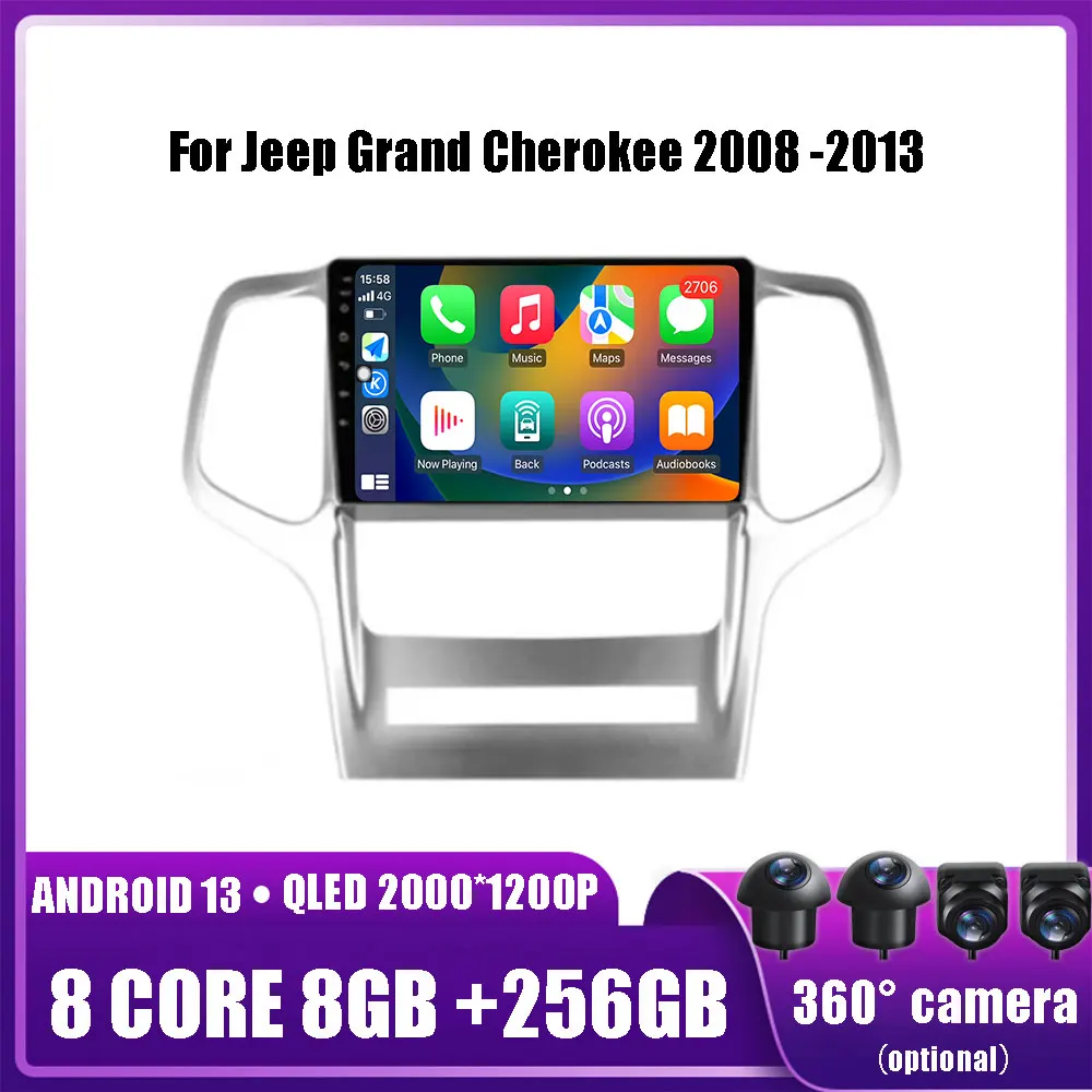 9 дюймов Android 14 для Jeep Grand Cherokee 2008 2009 2010 2011 2012 2013 Автомобильный мультимедийный стерео плеер навигация GPS Авторадио
9 дюймов Android 14 для Jeep Grand Cherokee 2008 2009 2010 2011 2012 2013 Автомобильный мультимедийный стерео плеер навигация GPS Авторадио