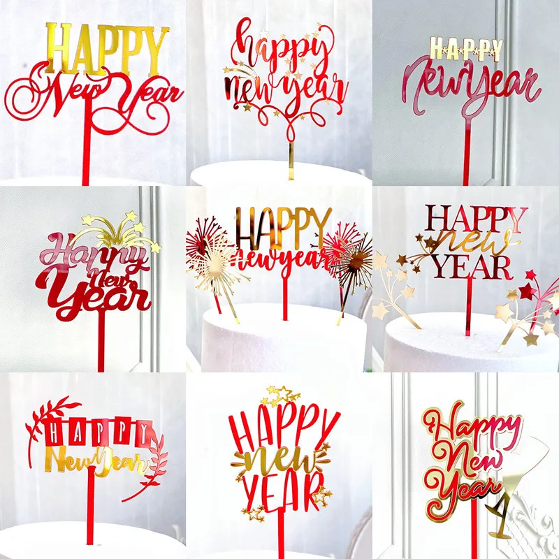 Cake Decorating Supplies Acrylic Happy New Year 2023 Star Red Gold Cake Topper Sign for XMAS Home Party Cupcake Dessert Decor
Cake Decorating Supplies Acrylic Happy New Year 2023 Star Red Gold Cake Topper Sign for XMAS Home Party Cupcake Dessert Decor