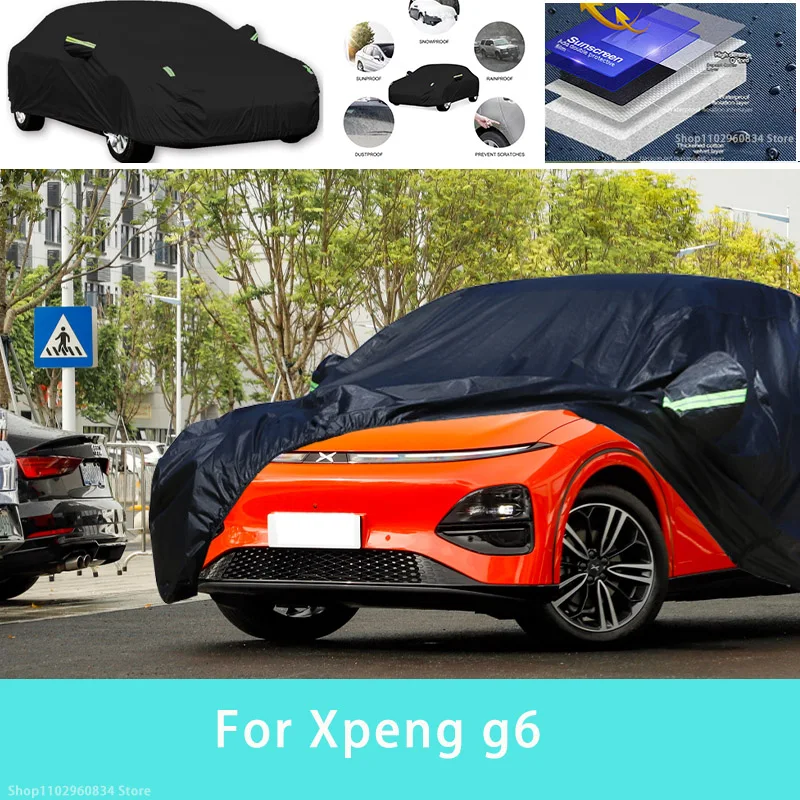 For Xpeng g6 Outdoor Protection Full Car Covers Snow Cover Sunshade Waterproof Dustproof Exterior Car accessories
For Xpeng g6 Outdoor Protection Full Car Covers Snow Cover Sunshade Waterproof Dustproof Exterior Car accessories