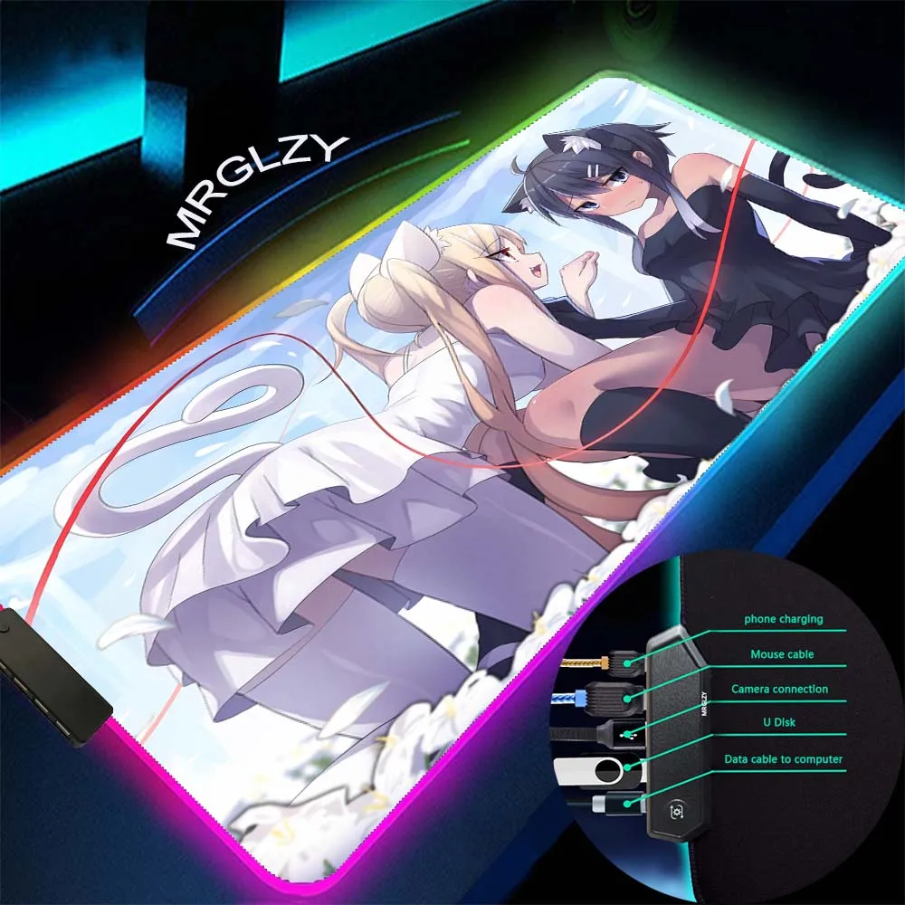 MRGLZY Custom DIY Patterned Big Anime Darling No Franxx RGB Gaming Hub 4 USB Ports Mouse Pad Oversized Mouse Pad Led Light Mouse
MRGLZY Custom DIY Patterned Big Anime Darling No Franxx RGB Gaming Hub 4 USB Ports Mouse Pad Oversized Mouse Pad Led Light Mouse