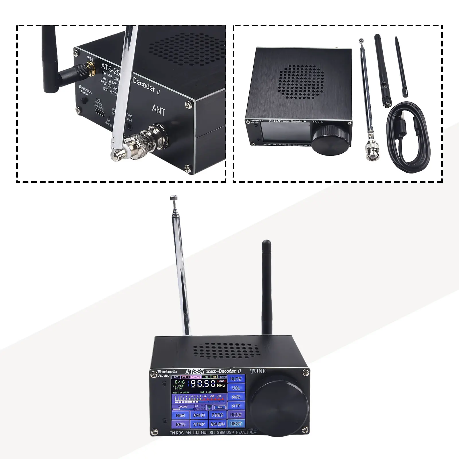 2024 UPGRADED Second Generation ATS25 Max Decoder II +Official Activation Cod E Radio Frequency Spectrum Scanning Function
2024 UPGRADED Second Generation ATS25 Max Decoder II +Official Activation Cod E Radio Frequency Spectrum Scanning Function