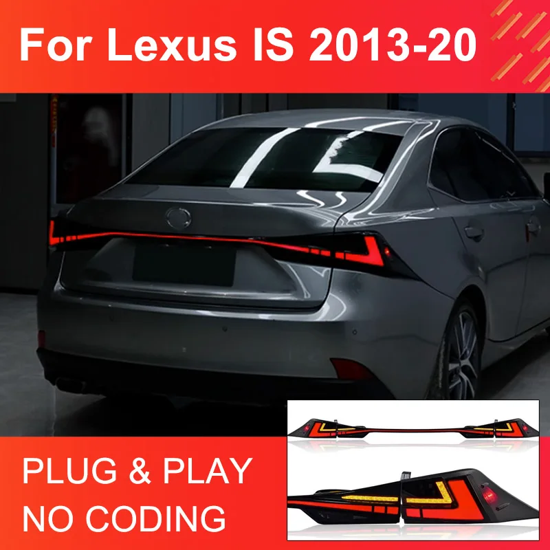 1 Pair LED Tail Light Assembly for Lexus IS250 IS300 2013-2020 Plug and Play Taillights LED Dynamic Turning Rear Tail Lamps
1 Pair LED Tail Light Assembly for Lexus IS250 IS300 2013-2020 Plug and Play Taillights LED Dynamic Turning Rear Tail Lamps