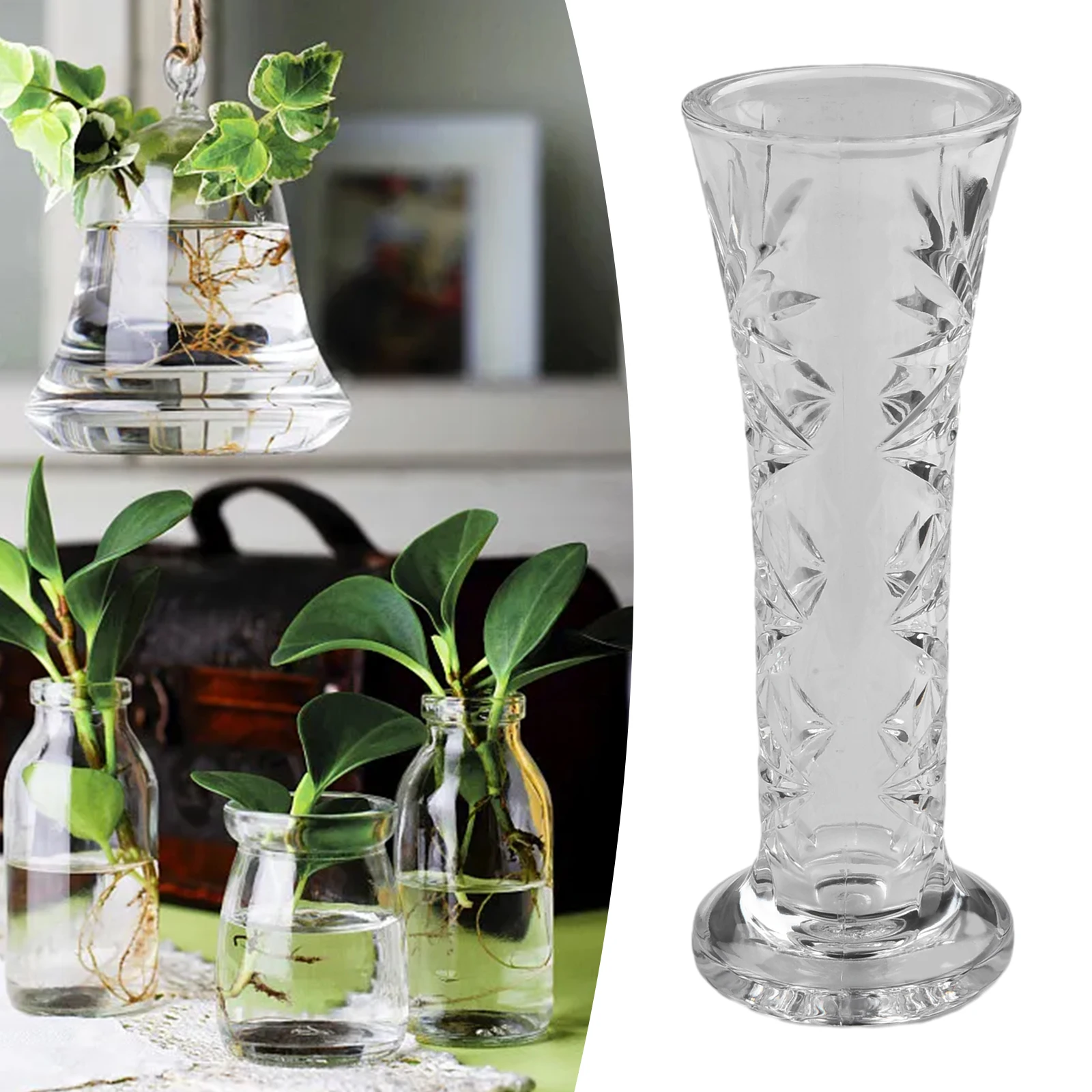 Transparent Plastic Flower Vase Creative Decoration Home Imitation Crystal Vase Suitable For Home Furnishing Hotel
Transparent Plastic Flower Vase Creative Decoration Home Imitation Crystal Vase Suitable For Home Furnishing Hotel