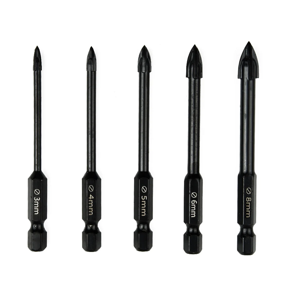 5Pcs Cross Hex Tile Drill Bits Set For Glass Ceramic Concrete Carbide Hole Opener Hard Alloy Triangle Bit Tool Kit 3/4/5/6/8mm
5Pcs Cross Hex Tile Drill Bits Set For Glass Ceramic Concrete Carbide Hole Opener Hard Alloy Triangle Bit Tool Kit 3/4/5/6/8mm