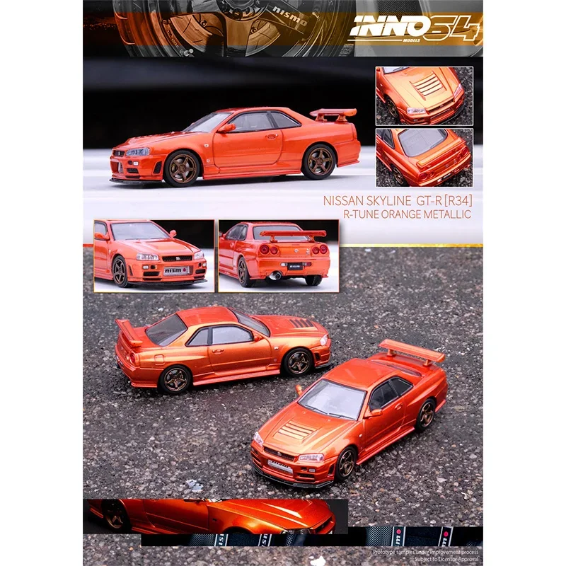 INNO 1:64 Skyline GTR R34 модель автомобиля V-SPEC II N1 Белый R-Tune оранжевый сплав Коллекционная миниатюрная коллекция автомобиля игрушки
INNO 1:64 Skyline GTR R34 модель автомобиля V-SPEC II N1 Белый R-Tune оранжевый сплав Коллекционная миниатюрная коллекция автомобиля игрушки