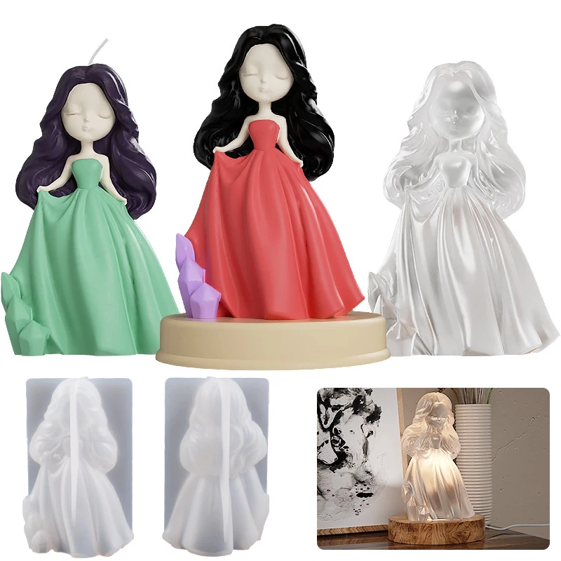 DIY Mirror Three-dimensional Little Princess Abrasive Tool Skirt Portrait Base Epoxy Silicone Mold Children's Day Daughter Gift
DIY Mirror Three-dimensional Little Princess Abrasive Tool Skirt Portrait Base Epoxy Silicone Mold Children's Day Daughter Gift