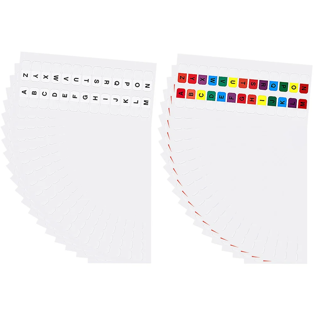 

30 Sheets Alphabet Index Stickers Note Pads Colored Tabs Book Tags Annotation Page and Flags The Pet Markers Sticky Student