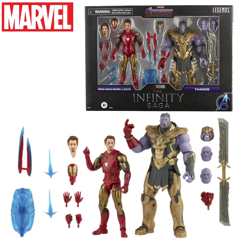 Экшн-фигурка из серии «Легенды Marvel», 2 шт., «Железный человек», Марк 85, Vs. Танос, бесконечность, Сага, 6-дюймовая коллекционная игрушка для детей
Экшн-фигурка из серии «Легенды Marvel», 2 шт., «Железный человек», Марк 85, Vs. Танос, бесконечность, Сага, 6-дюймовая коллекционная игрушка для детей