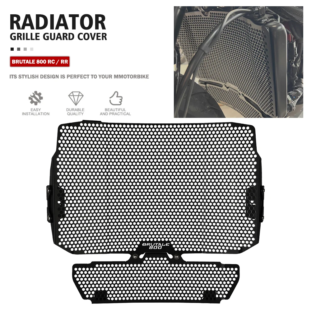 Radiator Guard Protection Cover Oil & Water Cooler Grill Protector For MV Agusta Turismo Veloce 800 RC Lusso SCS Brutale 800 RR 
Radiator Guard Protection Cover Oil & Water Cooler Grill Protector For MV Agusta Turismo Veloce 800 RC Lusso SCS Brutale 800 RR