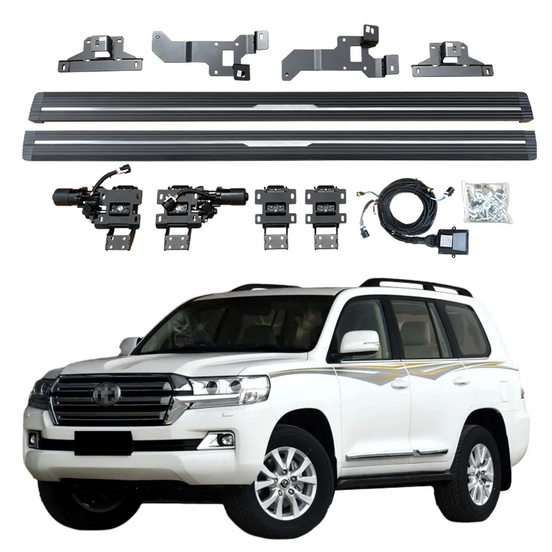 Электрические подножки для Toyota LAND CRUISER LC200, боковые подножки, интеллектуальная внешняя модификация, боковой шаг
Электрические подножки для Toyota LAND CRUISER LC200, боковые подножки, интеллектуальная внешняя модификация, боковой шаг