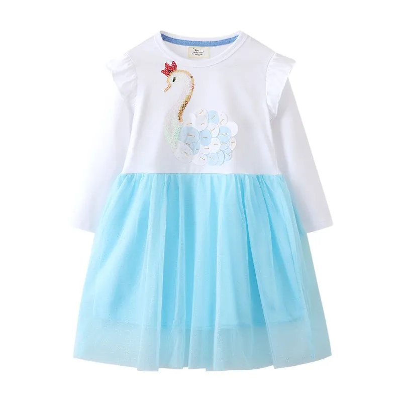 Jumping Meters New Arrival Girls Animals Dresses Autumn Spring Children's Colorful Toddler Kids Costume Long Sleeve Clothing
Jumping Meters New Arrival Girls Animals Dresses Autumn Spring Children's Colorful Toddler Kids Costume Long Sleeve Clothing