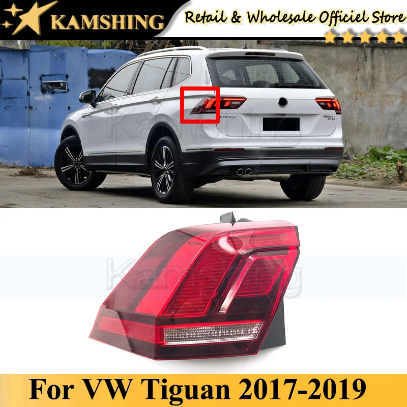 Kamshing Outer For VW Tiguan 2017-2019 Rear Tail light lamp Taillights taillamps Brake Light
Kamshing Outer For VW Tiguan 2017-2019 Rear Tail light lamp Taillights taillamps Brake Light