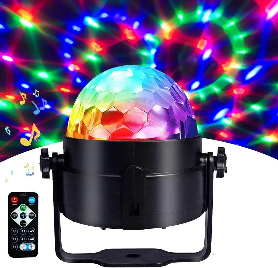 LED Disco Ball Stage Disco Light Rotating Lantern DJ Strobe Sound Control RGB Christmas Gift Party Club Decoration
LED Disco Ball Stage Disco Light Rotating Lantern DJ Strobe Sound Control RGB Christmas Gift Party Club Decoration