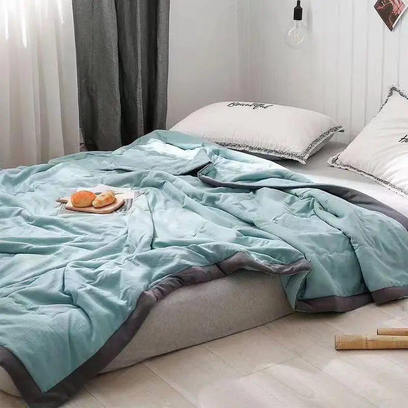 Cotton Inside/outside Summer Cool Air Conditioning Quilt Summer Cooler Quilt Skin Friendly Cooling Summer Throw Travel Blankets
Cotton Inside/outside Summer Cool Air Conditioning Quilt Summer Cooler Quilt Skin Friendly Cooling Summer Throw Travel Blankets