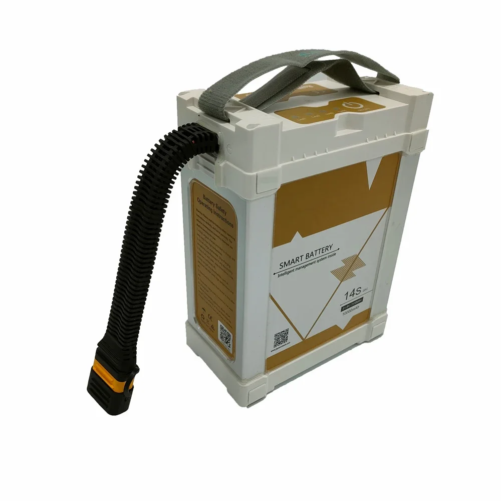 10000mAh LiPo 14S Smart Lithium Battery 51.8V Agriculture drones Sprayer Charge 2400W 6025P 2 Channel AS150U
10000mAh LiPo 14S Smart Lithium Battery 51.8V Agriculture drones Sprayer Charge 2400W 6025P 2 Channel AS150U