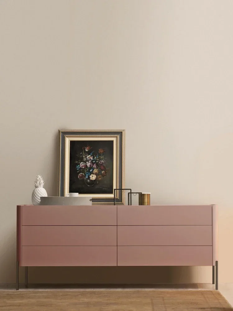 Italian luxury bedroom storage dirty pink sideboard TV cabinet modern minimalist porch cabinet
Italian luxury bedroom storage dirty pink sideboard TV cabinet modern minimalist porch cabinet