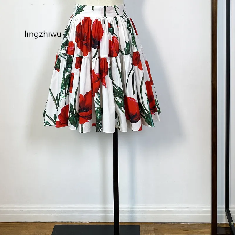 lingzhiwu Cotton A-Line Skirt 2024 Summer Female Print All Match Umbrella Skirts Princess Skirts Poplin High Waist New Arrival
lingzhiwu Cotton A-Line Skirt 2024 Summer Female Print All Match Umbrella Skirts Princess Skirts Poplin High Waist New Arrival