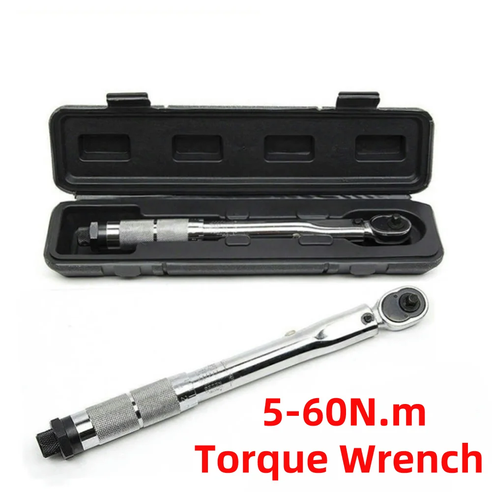 5-60N.m Reversible Ratchet Key 3/8 Inch Adjustable Torques Key Square Drive Adjustable Torque Spanner Precise Preset Hand Tool
5-60N.m Reversible Ratchet Key 3/8 Inch Adjustable Torques Key Square Drive Adjustable Torque Spanner Precise Preset Hand Tool