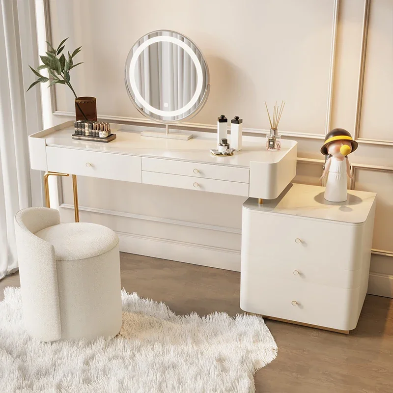 Vanity Mirror Dressing Table European Luxury Organizers Storage Dressing Table White Makeup Penteadeira Furniture Comfortable
Vanity Mirror Dressing Table European Luxury Organizers Storage Dressing Table White Makeup Penteadeira Furniture Comfortable
