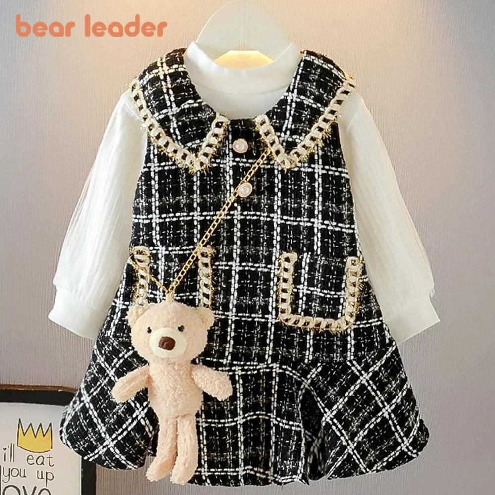 Bear Leader Baby Girls Winter Princess Patchwork Dress New Fashion Party Costumes Kids Bowtie Casual Outfits Baby Lovely Suits
Bear Leader Baby Girls Winter Princess Patchwork Dress New Fashion Party Costumes Kids Bowtie Casual Outfits Baby Lovely Suits