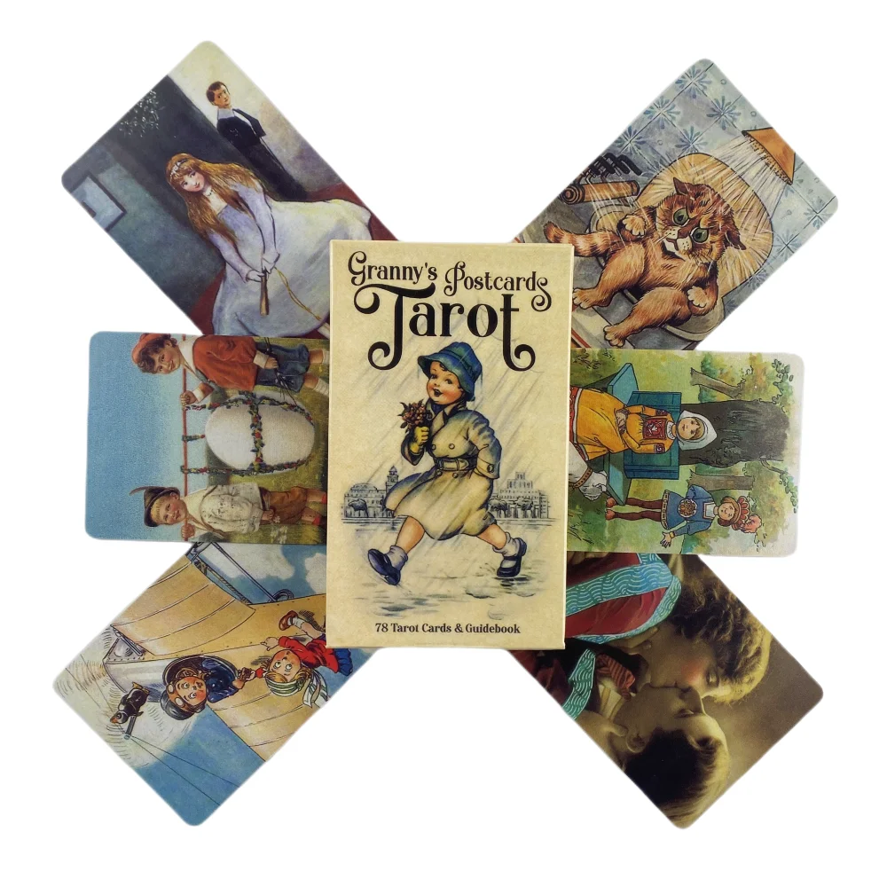 

Postcards Tarot Cards Deck English Version Mysterious Divination Oracle Edition Playing Board Games Factory Price