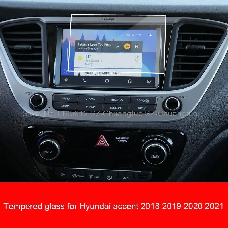 Защитная пленка для экрана из закаленного стекла для Hyundai Accent Sedan 2018 2019 2020 2021, автомобильные аксессуары для GPS-навигации и защиты от царапин
Защитная пленка для экрана из закаленного стекла для Hyundai Accent Sedan 2018 2019 2020 2021, автомобильные аксессуары для GPS-навигации и защиты от царапин