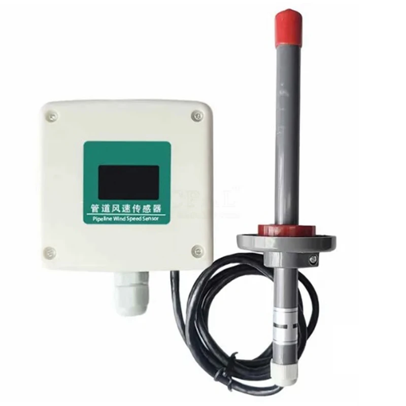 

0-30M/S Pipes Wind Speed Sensor High Precision Plumbing Air Speed Volume Measuring Detector Transmitters