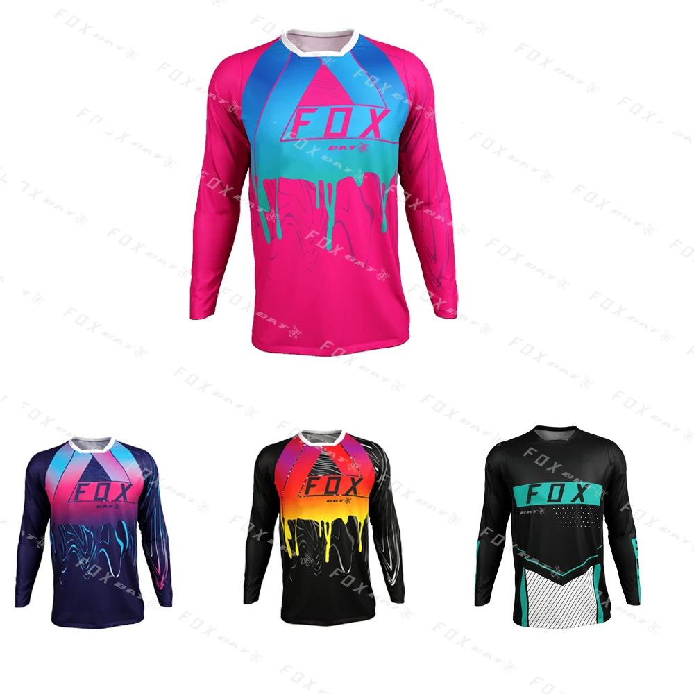 Quick Drying Cycling Sportswear Jersey Bat Fox MTB T-Shirts Men's Downhill Cycling Jersey Moto Downslope Clothing
Quick Drying Cycling Sportswear Jersey Bat Fox MTB T-Shirts Men's Downhill Cycling Jersey Moto Downslope Clothing