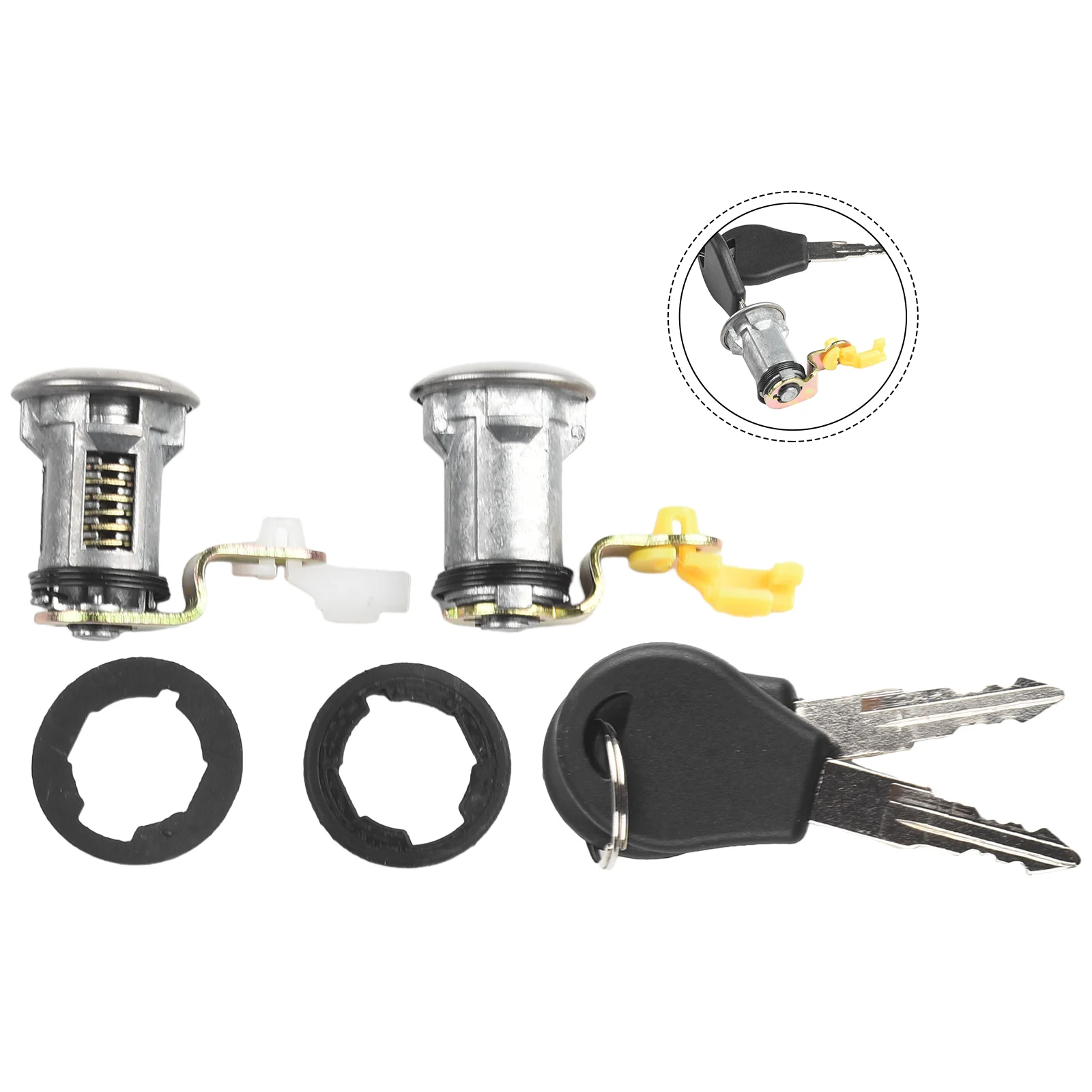Key Door Lock Set High Quality Metal+plastic New 1984-1998 2pcs 80600-01G25 Door Lock Car Accessories For Nissan Pickup
Key Door Lock Set High Quality Metal+plastic New 1984-1998 2pcs 80600-01G25 Door Lock Car Accessories For Nissan Pickup