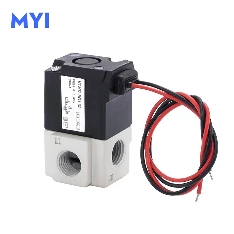 VT307 Series 1/8" 1/4" DC 24V AC220V 2 Position 3 Way High Frequency Solenoid Vacuum Valve VT307-5G-02 VT307-4G-01 VT307V-4G-01
VT307 Series 1/8" 1/4" DC 24V AC220V 2 Position 3 Way High Frequency Solenoid Vacuum Valve VT307-5G-02 VT307-4G-01 VT307V-4G-01