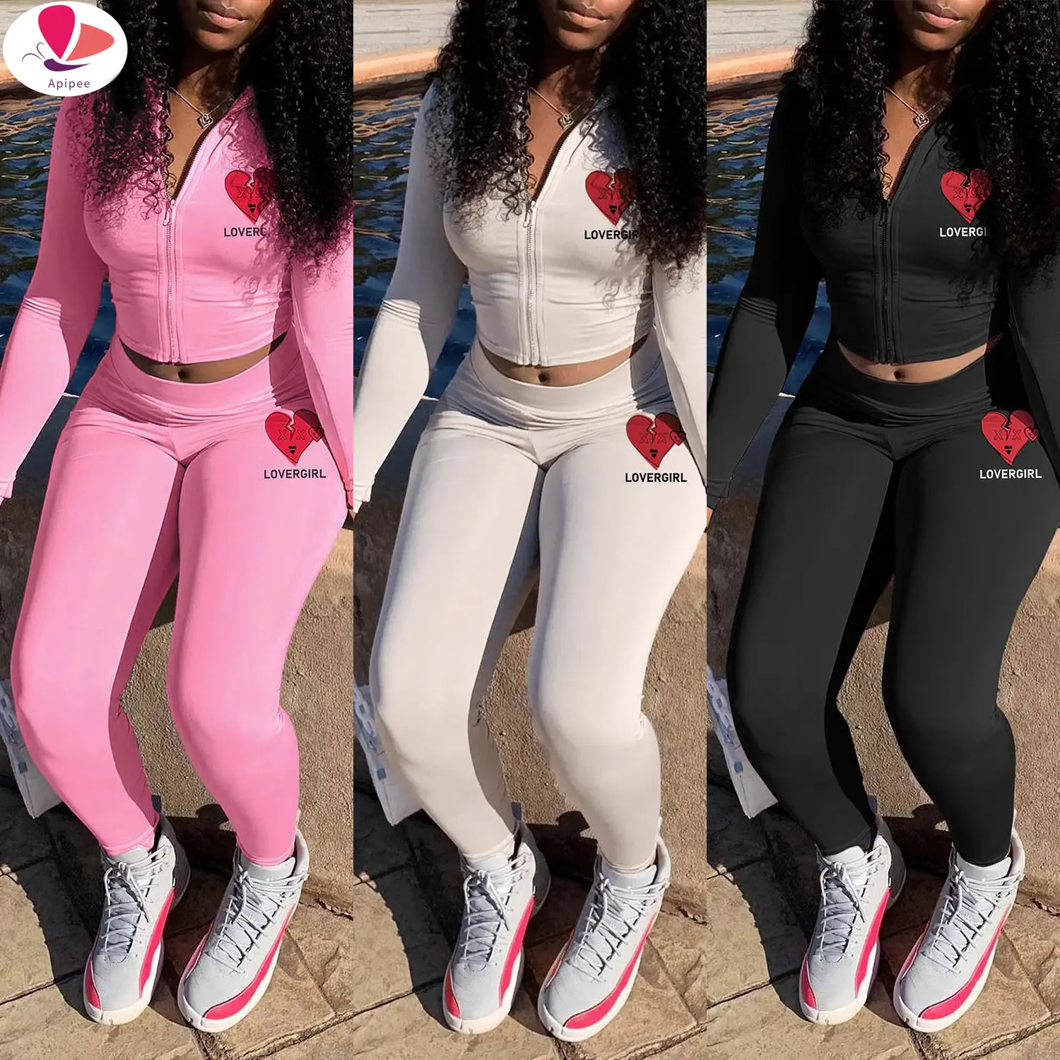 Heart Womens Two 2 Piece Sets Sweatsuits Pink Winter Tracksuit For Women Outfits Long Sleeve Top Pants Suits Black Matching Sets
Heart Womens Two 2 Piece Sets Sweatsuits Pink Winter Tracksuit For Women Outfits Long Sleeve Top Pants Suits Black Matching Sets