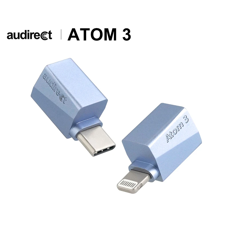 Audirect ATOM3 Portable DAC AMP Headphone Amplifier ESS9280 AC Pro chip DSD512 3.5mm SE to Type-C/Lightning Atom 3
Audirect ATOM3 Portable DAC AMP Headphone Amplifier ESS9280 AC Pro chip DSD512 3.5mm SE to Type-C/Lightning Atom 3