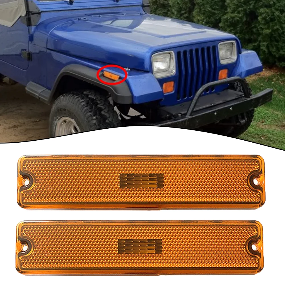 Front Side Fender Marker Light Turn Signal Lamp For Jeep For Wrangler YJ 87-95 Home DIY Repair Replacement Vehicle Accessories
Front Side Fender Marker Light Turn Signal Lamp For Jeep For Wrangler YJ 87-95 Home DIY Repair Replacement Vehicle Accessories