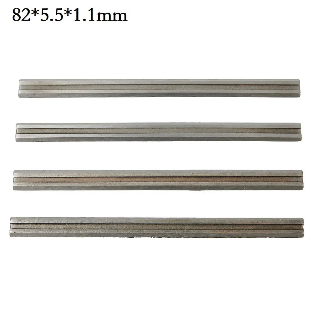 

4pcs/set 82mm Carbide Planer Blade Reversible Blade For AEG ATLAS-COPCO EH102 HB750 HBE800 For Woodworking Machinery Parts