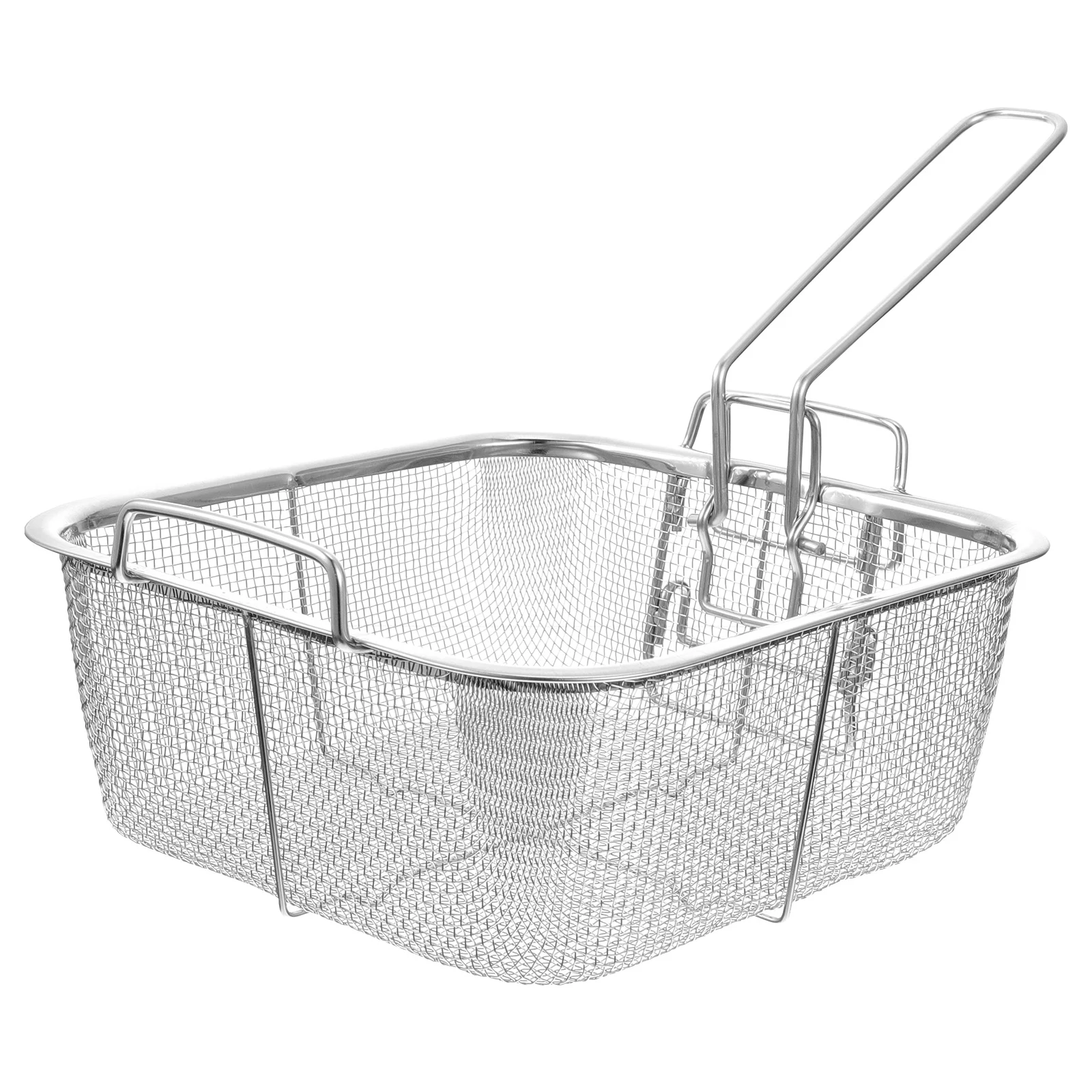 Square Frying Basket Cooking Fryer Dining Table Multi-purpose Serving Strainer Stainless Steel Food
Square Frying Basket Cooking Fryer Dining Table Multi-purpose Serving Strainer Stainless Steel Food