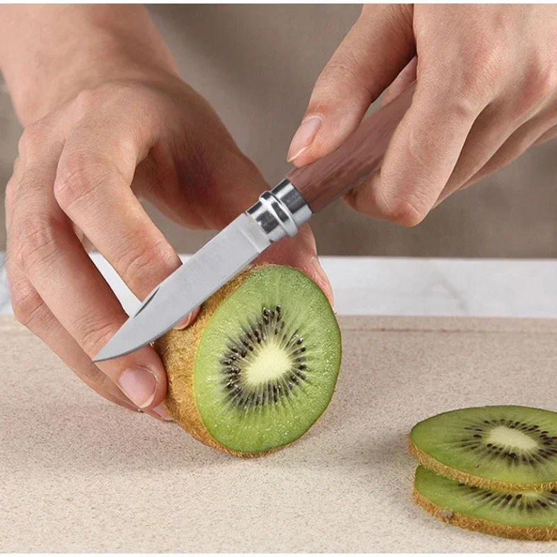 Portable Stainless Steel Folding Pocket with Wooden Handle Kitchen Accessories Fruit and Vegetable Knife
Portable Stainless Steel Folding Pocket with Wooden Handle Kitchen Accessories Fruit and Vegetable Knife
