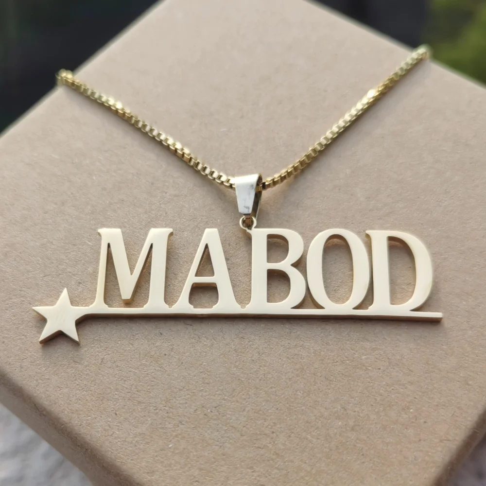 LeeChee Star Hiphop Custom Letter Nameplate Necklace Personalized Letters Necklace Box Chain Party Gift
LeeChee Star Hiphop Custom Letter Nameplate Necklace Personalized Letters Necklace Box Chain Party Gift