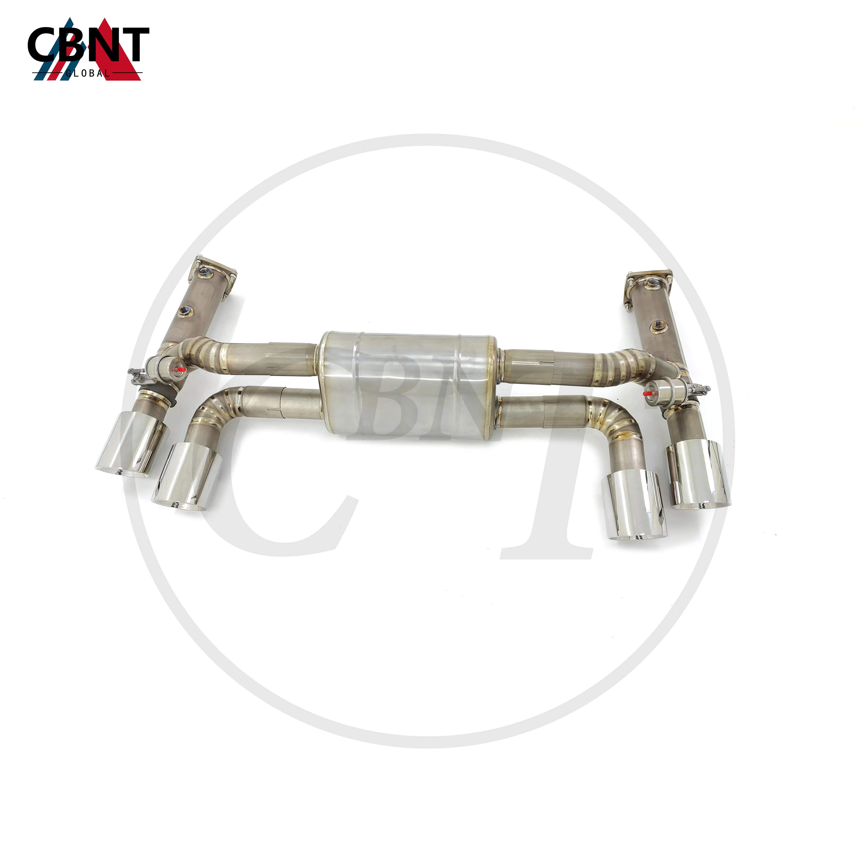 

CBNT Valved Axle-back Exhaust System for Porsche 911 991.2 3.0T Tuning Exhaust-pipe with Valve Muffler Titanium Alloy