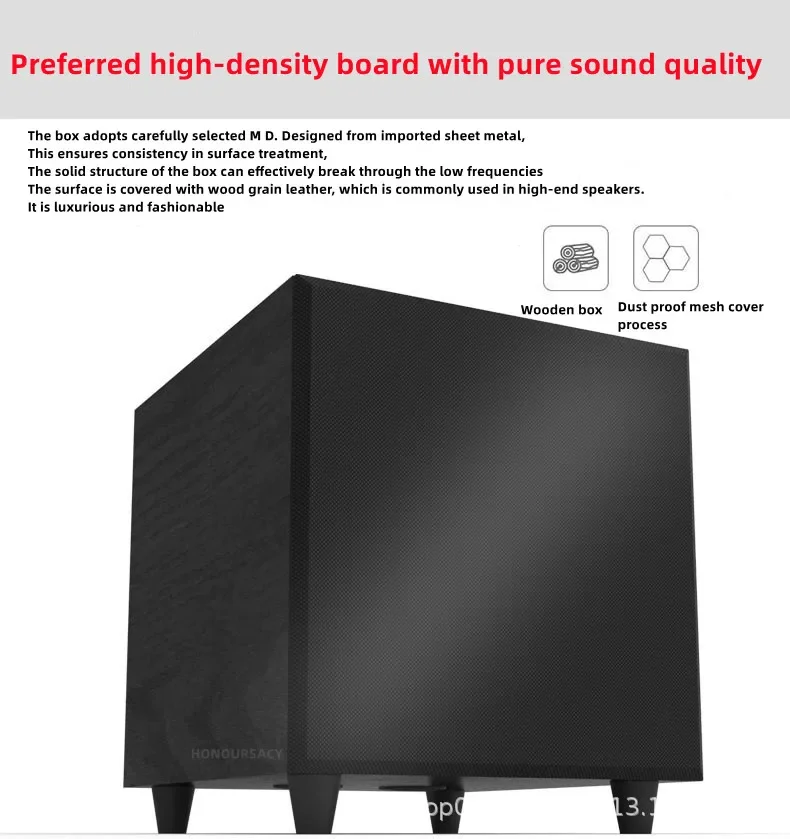 Ibass New 12-inch 300W High-power Active Subwoofer Pure Bass Can Be Equipped With Echo Wall Amplifier Powerful Bass Effect
Ibass New 12-inch 300W High-power Active Subwoofer Pure Bass Can Be Equipped With Echo Wall Amplifier Powerful Bass Effect