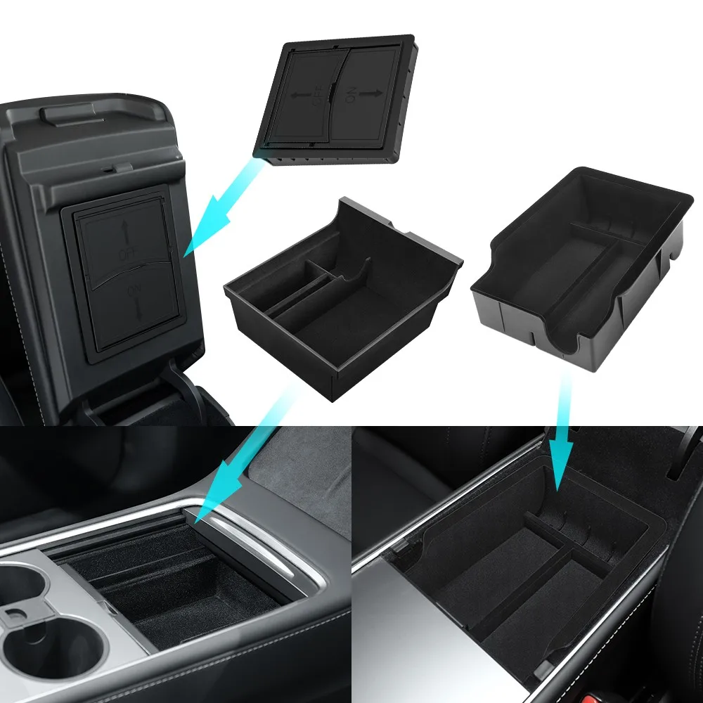 For Tesla Model 3 Model Y 2021/2022 Central Armrest Storage Box Center Console Organizer Hidden Box Car Interior Accessories
For Tesla Model 3 Model Y 2021/2022 Central Armrest Storage Box Center Console Organizer Hidden Box Car Interior Accessories