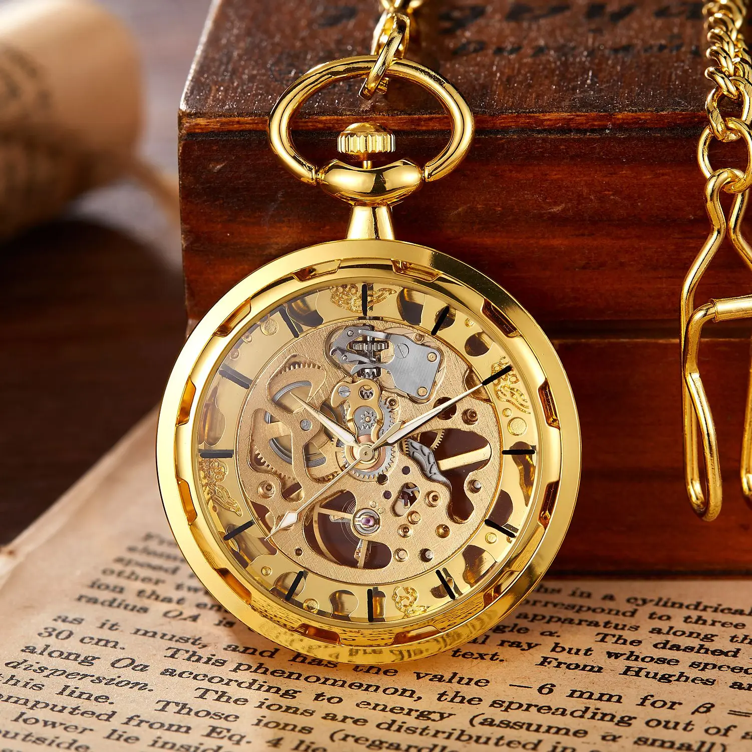 Vintage Watch Necklace Steampunk Skeleton Mechanical Fob Pocket Watch Clock Pendant Hand-winding Men Women Chain Gift
Vintage Watch Necklace Steampunk Skeleton Mechanical Fob Pocket Watch Clock Pendant Hand-winding Men Women Chain Gift
