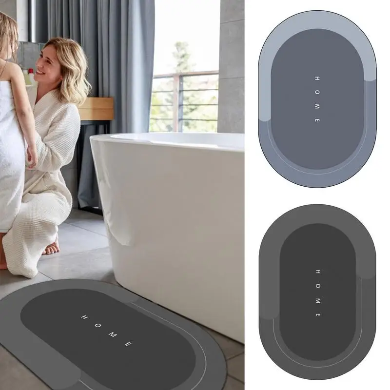 Diatom Mud Mat Absorbent Bathroom Mat Non Slip Toilet Pad Quick Drying Floor Kitchen Entrance Soft Door Bathtub Mat Home Decor
Diatom Mud Mat Absorbent Bathroom Mat Non Slip Toilet Pad Quick Drying Floor Kitchen Entrance Soft Door Bathtub Mat Home Decor