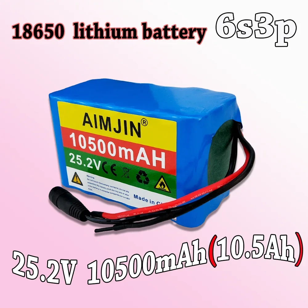 25.2V 10.5Ah 10500mAh 18650 Lithium Battery Pack 6S3P for Electric Bike Scooter Lawn Mower Toy Battery
25.2V 10.5Ah 10500mAh 18650 Lithium Battery Pack 6S3P for Electric Bike Scooter Lawn Mower Toy Battery