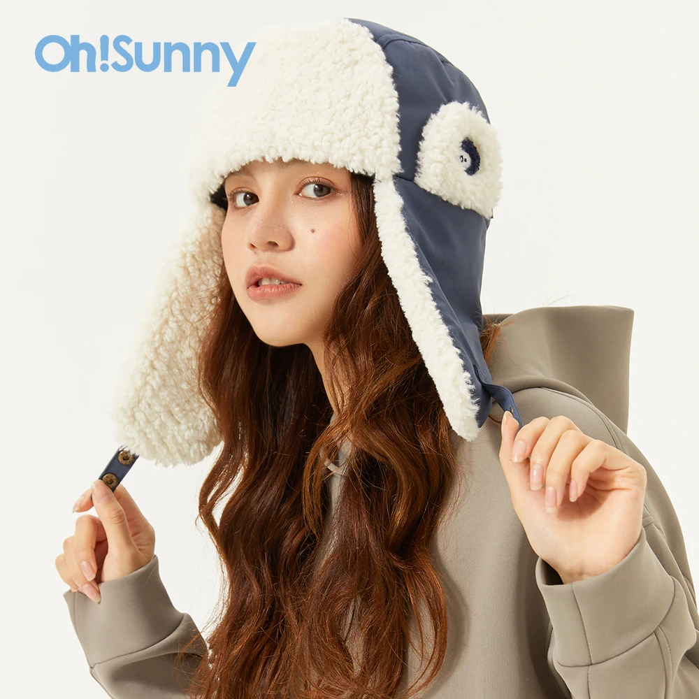Ohsunny Women Fashion Winter Hat Plus Fleece Caps Thicken Cap Earmuffs Beanies Thicken Bomber Hat for Skiing Fur Hat Aviation
Ohsunny Women Fashion Winter Hat Plus Fleece Caps Thicken Cap Earmuffs Beanies Thicken Bomber Hat for Skiing Fur Hat Aviation