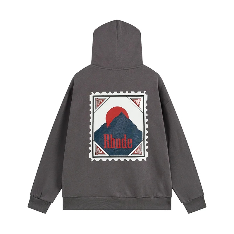 Keep Warm Cotton RHUDE Autumn Hoodies Men's And Women's Cotton Setting Sun Printing Oversized Pullover Sweatshirts
Keep Warm Cotton RHUDE Autumn Hoodies Men's And Women's Cotton Setting Sun Printing Oversized Pullover Sweatshirts