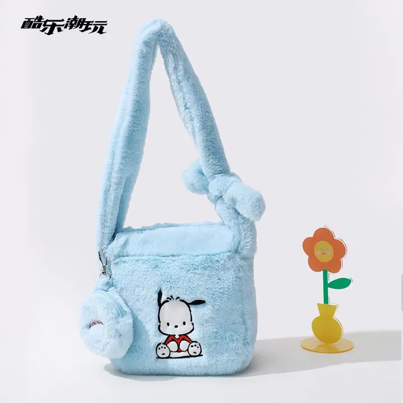 New Kawaii Sanrios Anime Pochacco Hangyodonplush Shoulder Bag Beauty Reative Large-Capacity Crossbody Portable Navidad Gifts
New Kawaii Sanrios Anime Pochacco Hangyodonplush Shoulder Bag Beauty Reative Large-Capacity Crossbody Portable Navidad Gifts