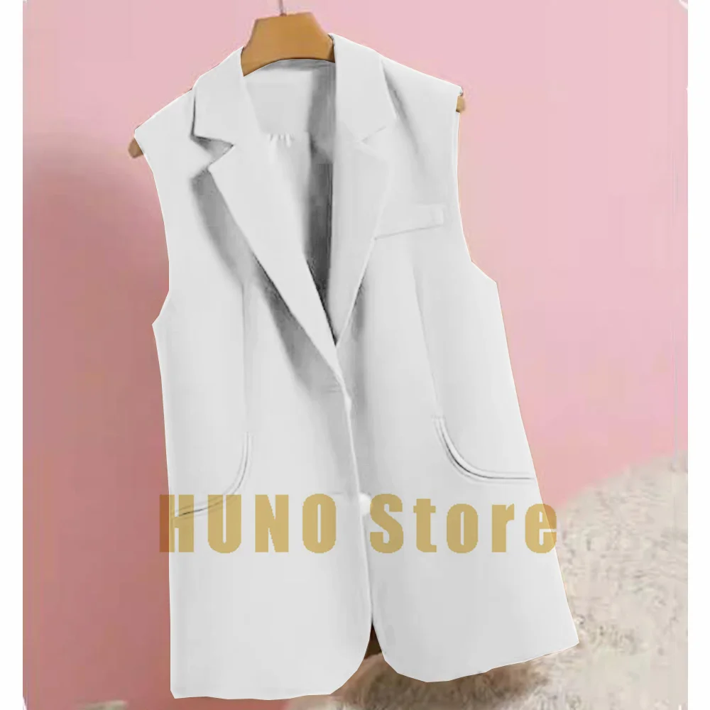 White Suit Vest Female 2023 Spring and Autumn New High-end Design Sense Niche Ladies Suit Vest Outerwear Jacket
White Suit Vest Female 2023 Spring and Autumn New High-end Design Sense Niche Ladies Suit Vest Outerwear Jacket