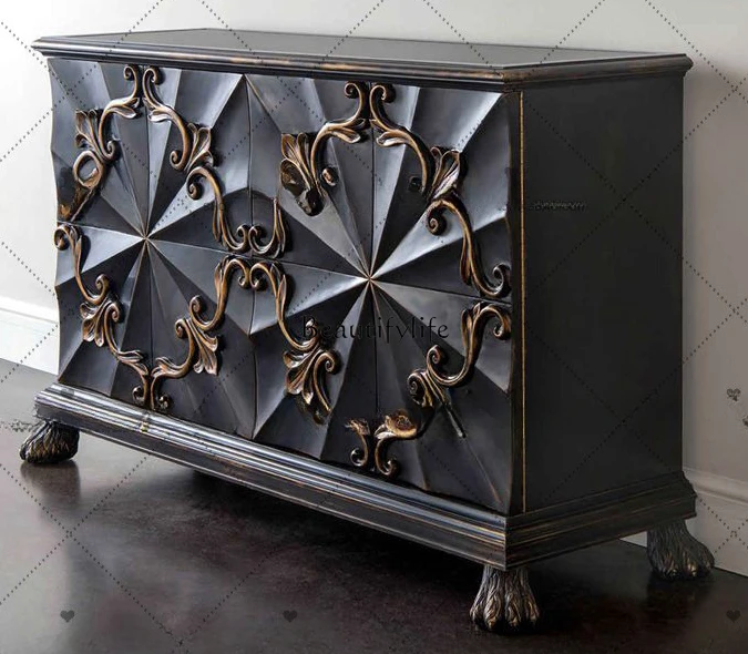 American Country Solid Wood Entrance Shoe Cabinet Simple European Decorative Locker
American Country Solid Wood Entrance Shoe Cabinet Simple European Decorative Locker