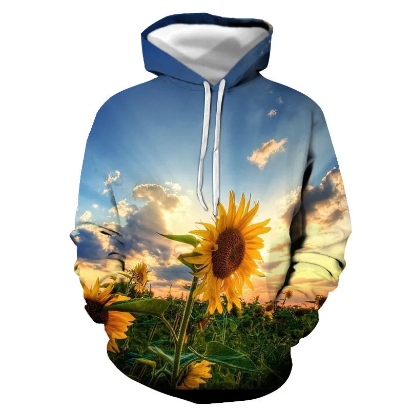 2024 New Spring and Autumn Fashion Sunflower Scenery Hoodie 3D Printed Men's Street Clothing Oversized Pullover Camping
2024 New Spring and Autumn Fashion Sunflower Scenery Hoodie 3D Printed Men's Street Clothing Oversized Pullover Camping