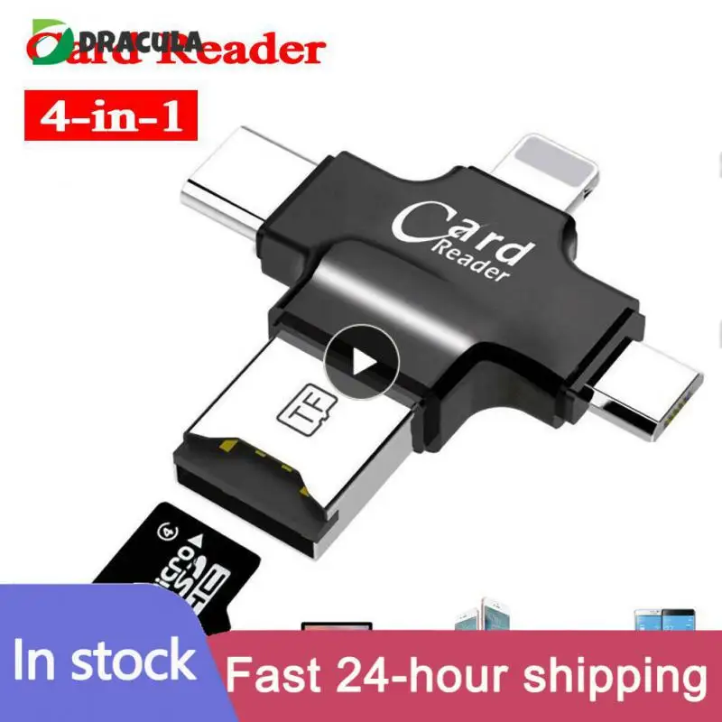 Multi-Function 4 in 1 Card Reader Type-c/ /Micro USB/USB 2.0 All in 1 Reader for 5/5s/6/6 plus/6s
Multi-Function 4 in 1 Card Reader Type-c/ /Micro USB/USB 2.0 All in 1 Reader for 5/5s/6/6 plus/6s